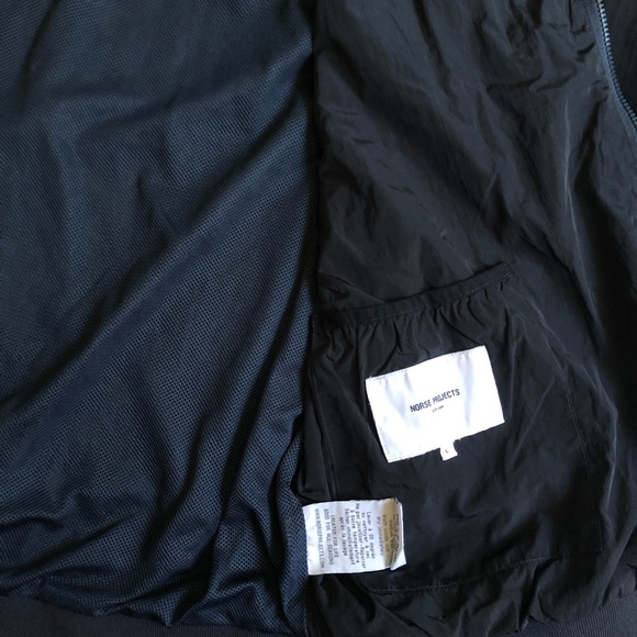 *LIKE NEW* Norse Projects, Ryan GMD Nylon Bomber, Navy, Large - Picture 6 of 10